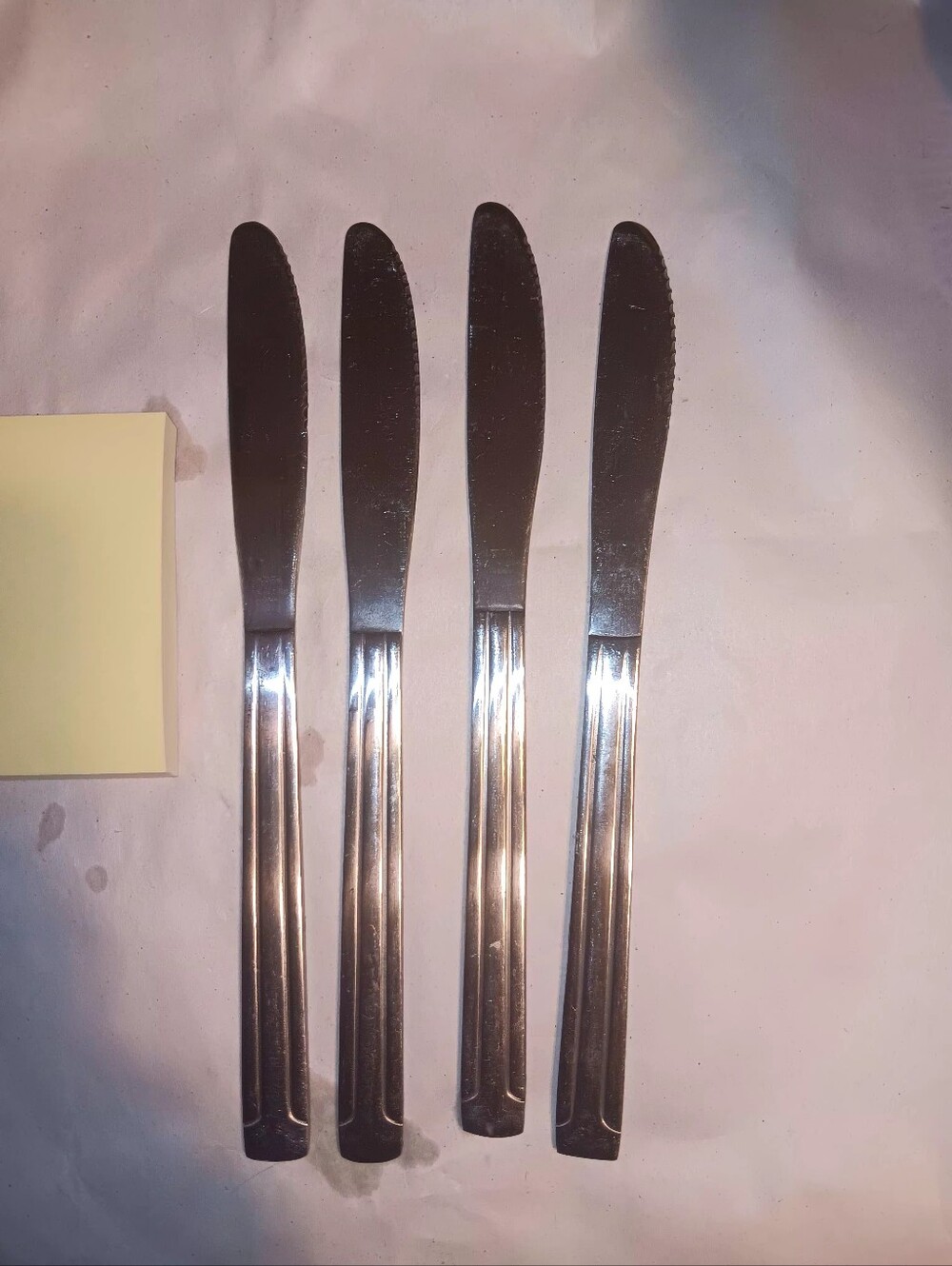 Vintage Utica Dominion Set Of 4 Stainless Steel China